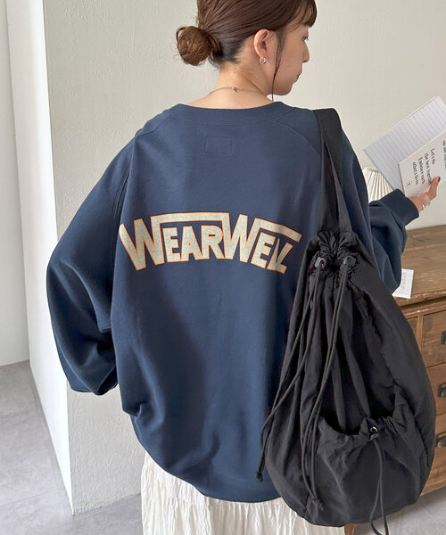 【セール】【ユニセックス】WEARWELLリーバーシブルスウェット（Tシャツ/カットソー）｜DISCOAT（ディスコート）