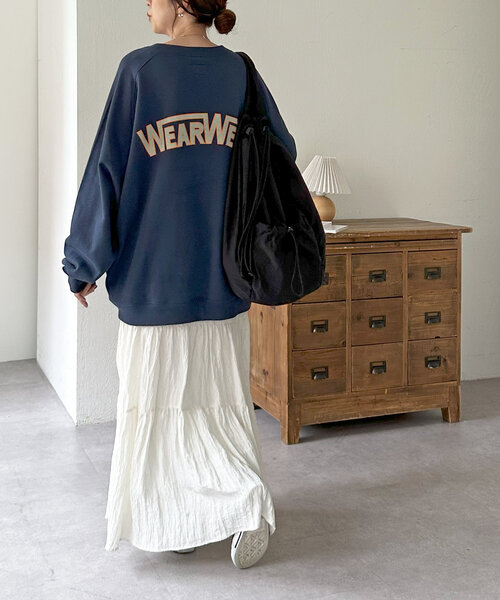 【セール】【ユニセックス】WEARWELLリーバーシブルスウェット（Tシャツ/カットソー）｜DISCOAT（ディスコート）
