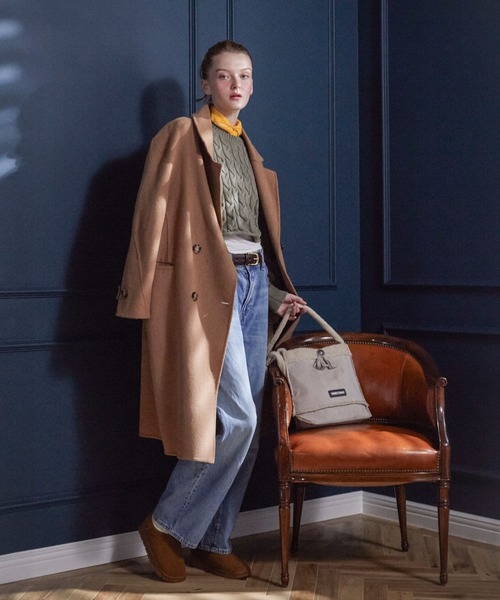 Minnetonka（ミネトンカ）の「【MINNETONKA】ミネトンカ SUEDE×BOA SHOULDER BAG スエード× ボアトートショルダーバッグ（ショルダーバッグ・レディース・ブラック/ブラウン/アイボリー・FREE）」の11枚目の写真