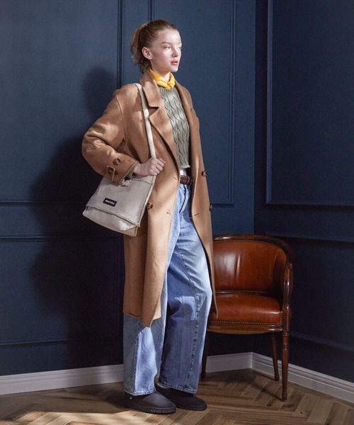 Minnetonka（ミネトンカ）の「【MINNETONKA】ミネトンカ SUEDE×BOA SHOULDER BAG スエード× ボアトートショルダーバッグ（ショルダーバッグ・レディース・ブラック/ブラウン/アイボリー・FREE）」の9枚目の写真