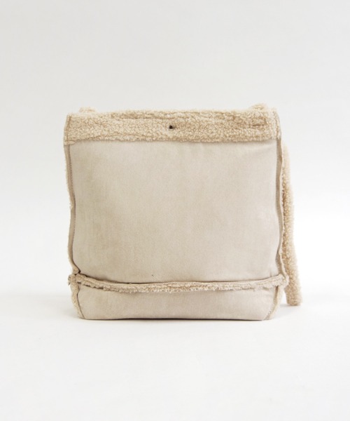 Minnetonka（ミネトンカ）の「【MINNETONKA】ミネトンカ SUEDE×BOA SHOULDER BAG スエード× ボアトートショルダーバッグ（ショルダーバッグ・レディース・ブラック/ブラウン/アイボリー・FREE）」の22枚目の写真