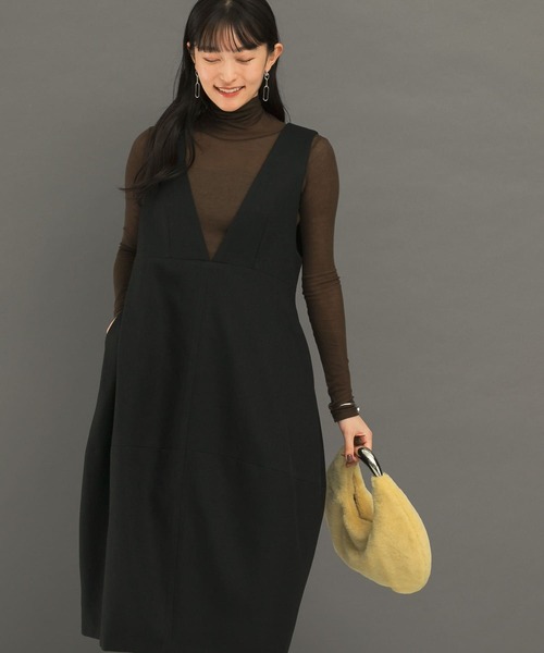 セール】『UR TECH』コクーンジャンパーワンピース（ジャンパー