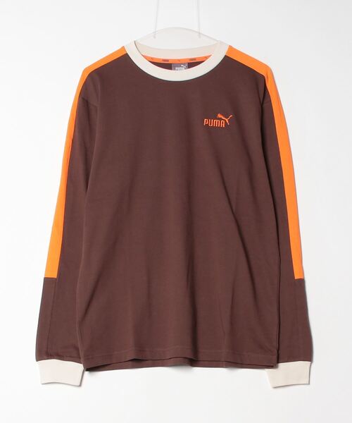 PUMA（プーマ）の「プーマ PUMA CORE HERITAGE MX LS Tシャツ_（Tシャツ/カットソー・メンズ・ブラウン/ベージュ/ブラック・S/M/L/LL/3L）」の3枚目の写真