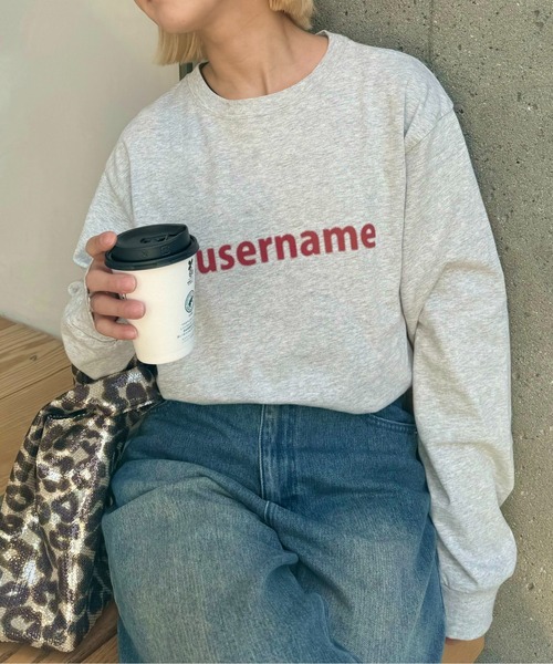 CIAOPANIC TYPY（チャオパニックティピー）の「【UNISEX】モザイクロゴロンTEE（Tシャツ/カットソー・メンズ・グレー/ホワイト/ネイビー・MEDIUM/LARGE）」の3枚目の写真