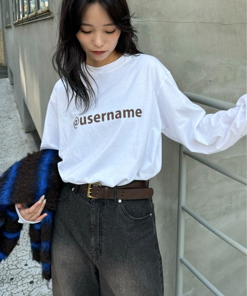 CIAOPANIC TYPY（チャオパニックティピー）の「【UNISEX】モザイクロゴロンTEE（Tシャツ/カットソー・メンズ・グレー/ホワイト/ネイビー・MEDIUM/LARGE）」の2枚目の写真