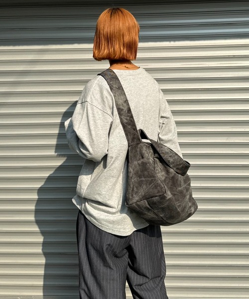 CIAOPANIC TYPY（チャオパニックティピー）の「【UNISEX】モザイクロゴロンTEE（Tシャツ/カットソー・メンズ・グレー/ホワイト/ネイビー・MEDIUM/LARGE）」の18枚目の写真