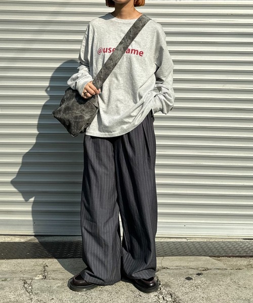 CIAOPANIC TYPY（チャオパニックティピー）の「【UNISEX】モザイクロゴロンTEE（Tシャツ/カットソー・メンズ・グレー/ホワイト/ネイビー・MEDIUM/LARGE）」の19枚目の写真