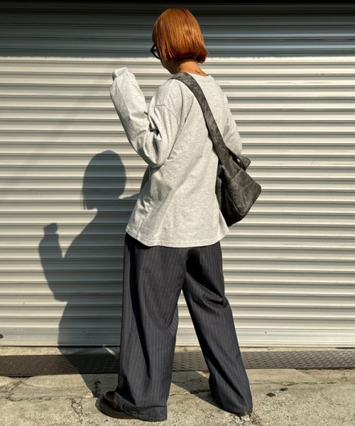 CIAOPANIC TYPY（チャオパニックティピー）の「【UNISEX】モザイクロゴロンTEE（Tシャツ/カットソー・メンズ・グレー/ホワイト/ネイビー・MEDIUM/LARGE）」の20枚目の写真