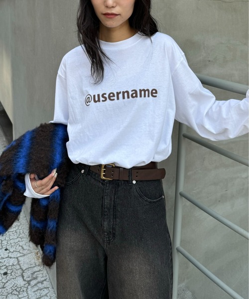 CIAOPANIC TYPY（チャオパニックティピー）の「【UNISEX】モザイクロゴロンTEE（Tシャツ/カットソー・メンズ・グレー/ホワイト/ネイビー・MEDIUM/LARGE）」の6枚目の写真