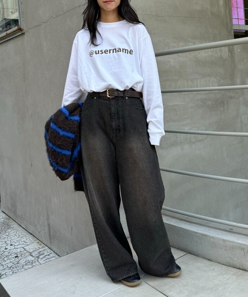 CIAOPANIC TYPY（チャオパニックティピー）の「【UNISEX】モザイクロゴロンTEE（Tシャツ/カットソー・メンズ・グレー/ホワイト/ネイビー・MEDIUM/LARGE）」の10枚目の写真