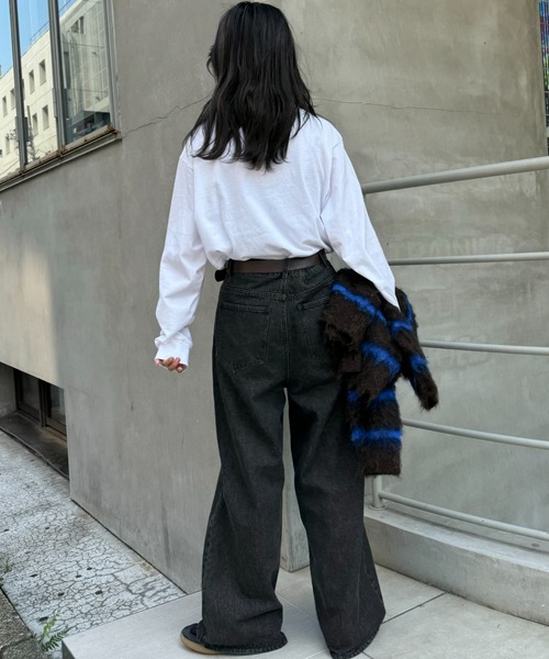 CIAOPANIC TYPY（チャオパニックティピー）の「【UNISEX】モザイクロゴロンTEE（Tシャツ/カットソー・メンズ・グレー/ホワイト/ネイビー・MEDIUM/LARGE）」の12枚目の写真