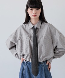 yuw | Ｍｉｎｋウールニットタイ　151554(ストール/ショール)