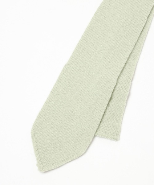 yuw(ユウ)の「Minkウールニットタイ 151554(ストール/ショール・レディース・グリーン/チャコールグレー・FREE)」の14枚目の写真