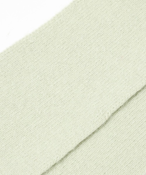 yuw(ユウ)の「Minkウールニットタイ 151554(ストール/ショール・レディース・グリーン/チャコールグレー・FREE)」の15枚目の写真