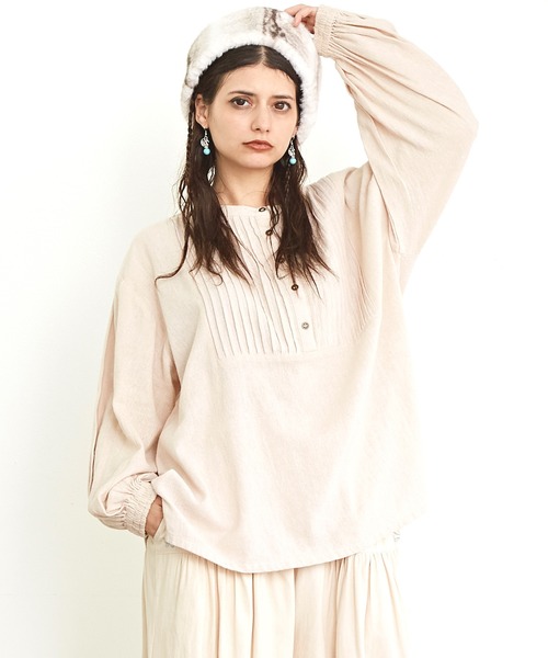 【チャイハネ】ノマベピンタックプルオーバー（その他トップス）｜チャイハネ（チャイハネ）