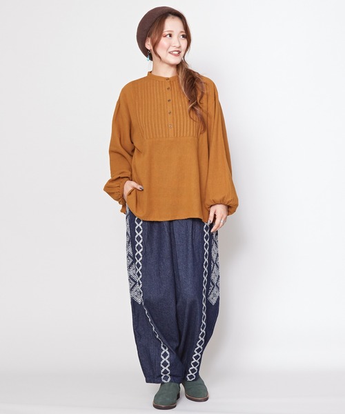 【チャイハネ】ノマベピンタックプルオーバー（その他トップス）｜チャイハネ（チャイハネ）