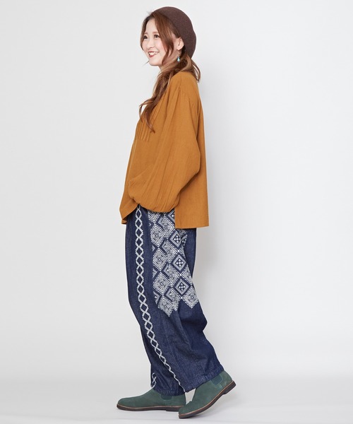【チャイハネ】ノマベピンタックプルオーバー（その他トップス）｜チャイハネ（チャイハネ）