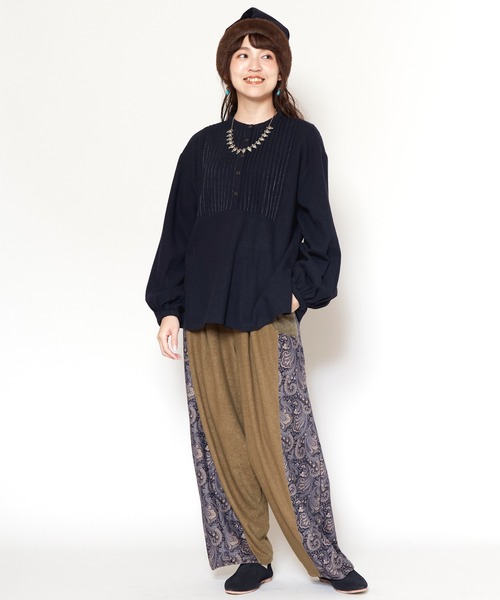 【チャイハネ】ノマベピンタックプルオーバー（その他トップス）｜チャイハネ（チャイハネ）