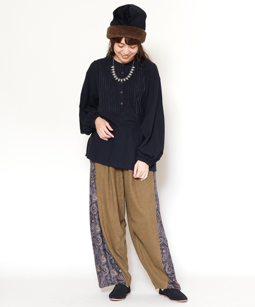 【チャイハネ】ノマベピンタックプルオーバー（その他トップス）｜チャイハネ（チャイハネ）