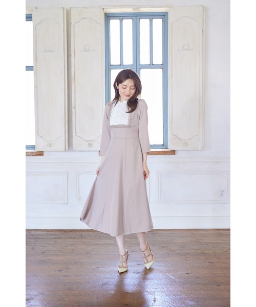 〜6/14で終了 Tostalgic Clothing ワンピース ハイネックIラインニットワンピース