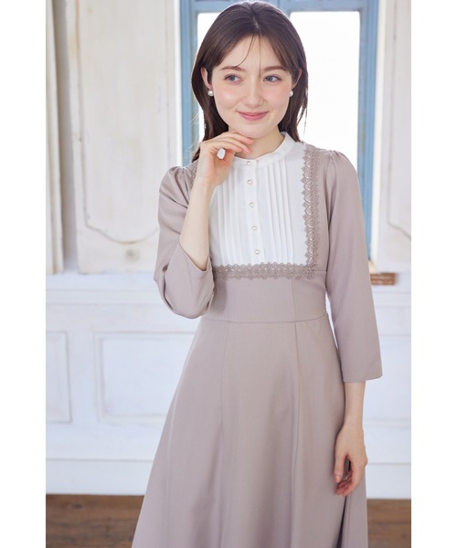 ヨウジヤマモト RYブロードモチーフくり抜きピークドレス ロングワンピース clarelith-9.jpg