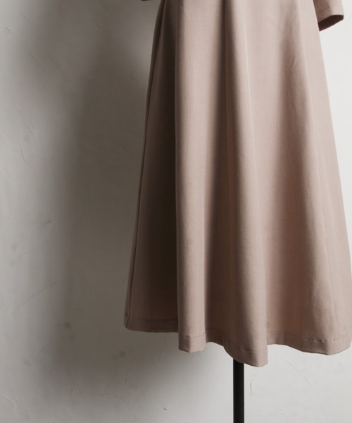 【セール】【ZOZO限定】ヨークレース切替レースアップ長袖ワンピース（ワンピース）｜tocco closet（トッコ クローゼット）