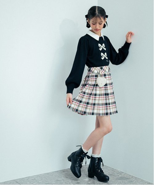 セール】衿つきリボンニット（ニット/セーター）｜mezzo piano Junior