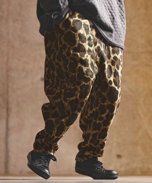 GLIMCLAP(ONbv)mp12864- Fleece fabric pants -leopard pattern- C[W[pc(̑pc)