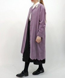 haupia | 風のつくるスカラップ【コートワンピース】(ワンピース)