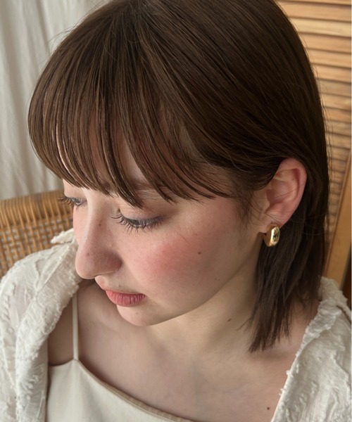 ciite'(シーテ)の「ぷっくりボリュームハートワンタッチピアス (両耳用)(ピアス(両耳用)・レディース・シルバー/ゴールド・FREE)」の6枚目の写真
