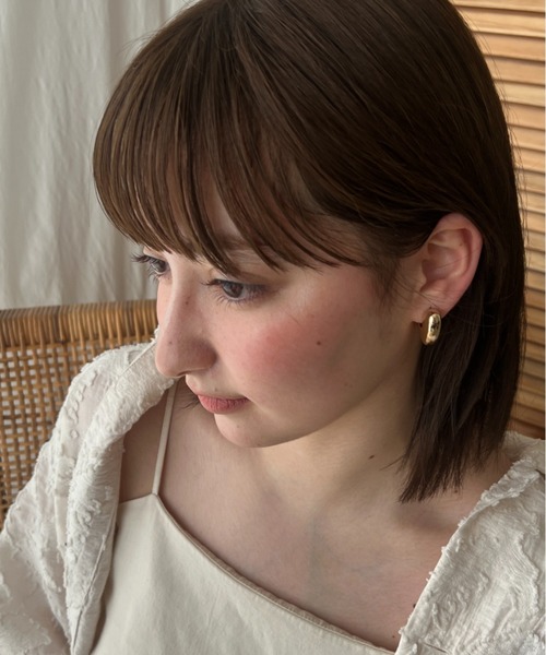 ciite'(シーテ)の「ぷっくりボリュームハートワンタッチピアス (両耳用)(ピアス(両耳用)・レディース・シルバー/ゴールド・FREE)」の8枚目の写真