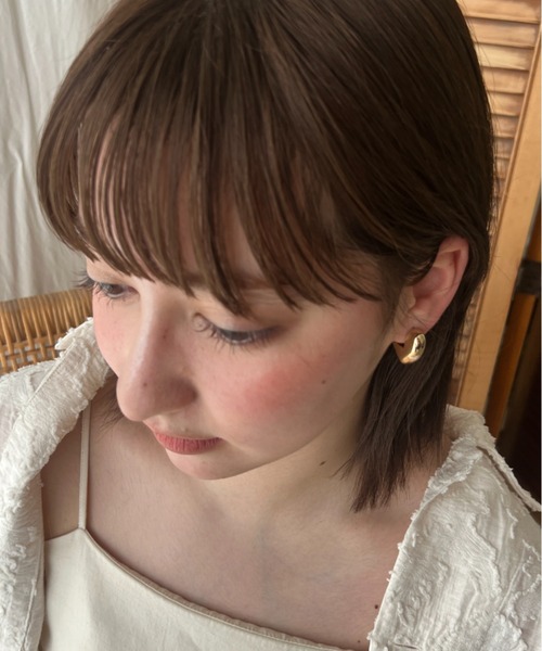 ciite'(シーテ)の「ぷっくりボリュームハートワンタッチピアス (両耳用)(ピアス(両耳用)・レディース・シルバー/ゴールド・FREE)」の9枚目の写真