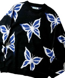 Soupy Soupy（スーピースーピー）の「【Soupy Soupy】BIG Jacquard knit（ニット/セーター）」