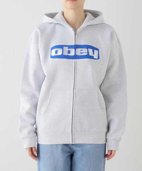 オベイ OBEY unisex ハーフジップ　ライナー　山 オベイ OBEY unisex ハーフジップ ライナー 山