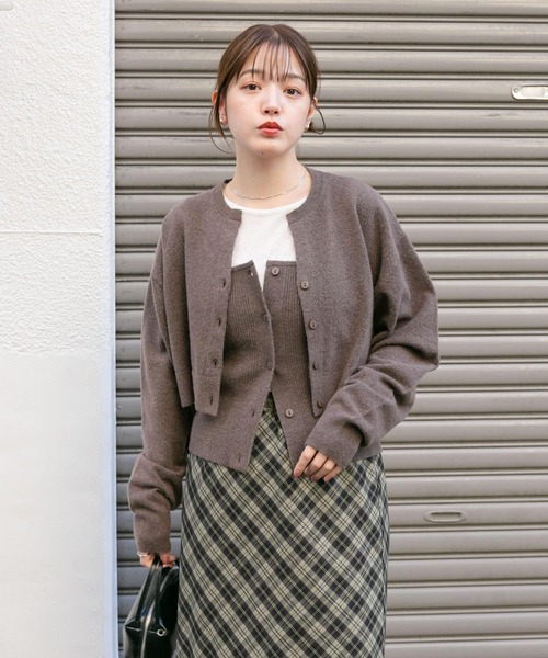 KBF - 【美品】ビスチェSETマルチウェイカーディガン KBF（ケイビーエフ）の「ビスチェSETマルチウェイカーディガン