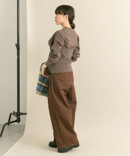 KBF(ケイビーエフ)の「マルチビスチェSETカーディガン(カーディガン/ボレロ・レディース・ベージュ/ブラウン/ダークグレー・ONE)」の8枚目の写真