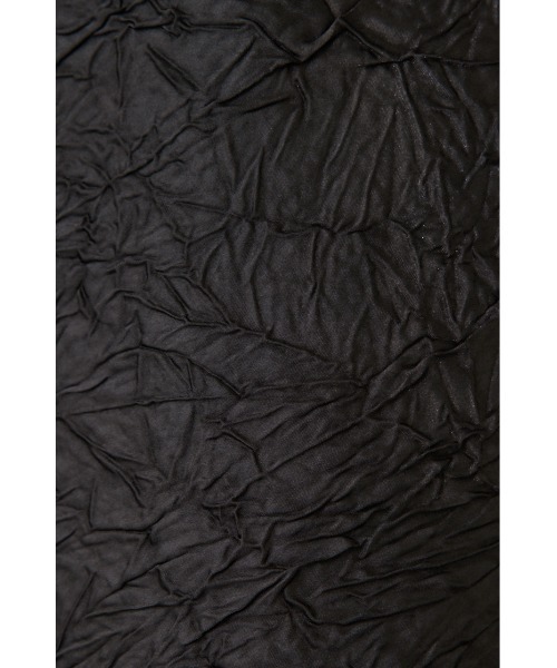 crie conforto(クリーコンフォルト)の「ワッシャーサテンナロースカート(スカート・レディース・ブラック/シルバー/アイボリー・MEDIUM/SMALL)」の10枚目の写真