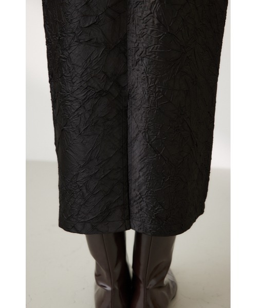 crie conforto(クリーコンフォルト)の「ワッシャーサテンナロースカート(スカート・レディース・ブラック/シルバー/アイボリー・MEDIUM/SMALL)」の11枚目の写真