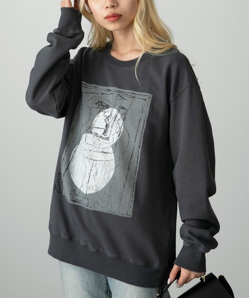 セール】【vieux by MAISON BREEZE】PICASSO アートプリントスウェット