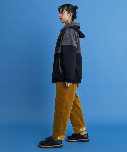 FRAPBOIS（フラボア）の「シープパーカー（パーカー・レディース・グレー/ブラック・2/1）」の12枚目の写真