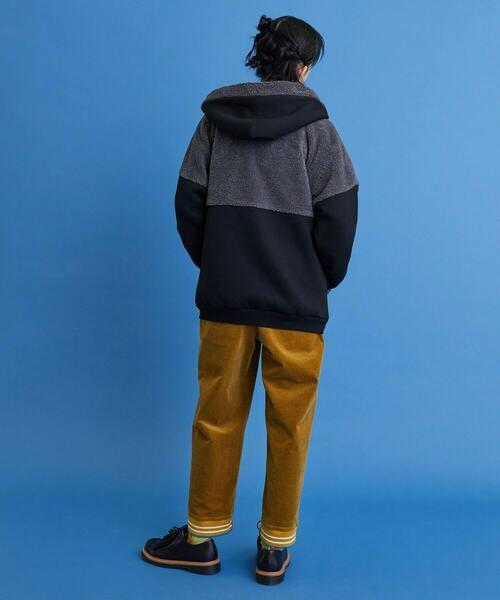 FRAPBOIS（フラボア）の「シープパーカー（パーカー・レディース・グレー/ブラック・2/1）」の13枚目の写真