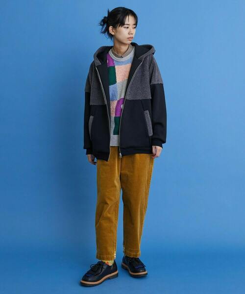 FRAPBOIS（フラボア）の「シープパーカー（パーカー・レディース・グレー/ブラック・2/1）」の14枚目の写真