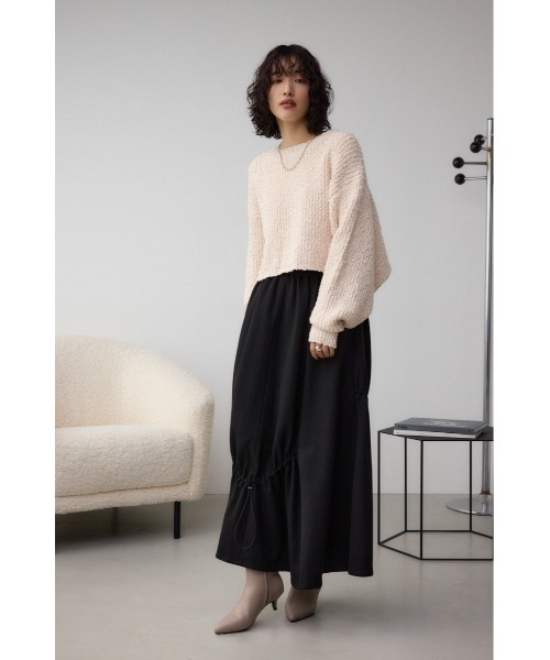 AZUL by moussy(アズールバイマウジー)の「ポインテッドトゥブーツ(ブーツ・レディース・ボルドー/ブラック/グレイッシュベージュ・SMALL/MEDIUM/LARGE)」の5枚目の写真