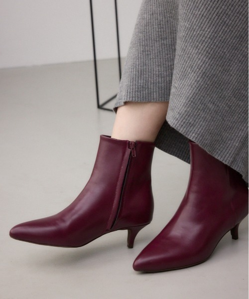 AZUL by moussy(アズールバイマウジー)の「ポインテッドトゥブーツ(ブーツ・レディース・ボルドー/ブラック/グレイッシュベージュ・SMALL/MEDIUM/LARGE)」の21枚目の写真