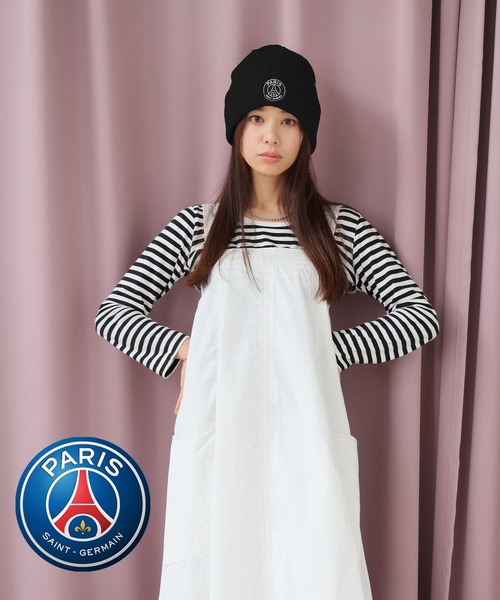 PARIS SAINT-GERMAIN（パリサンジェルマン）の「Paris Saint-Germain ニットキャップ（ニットキャップ/ビーニー・レディース・ブラック/ベージュ/ベージュ系その他/ブラック系その他/ブラック系その他2・FREE）」の2枚目の写真
