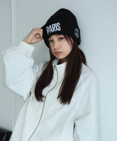 PARIS SAINT-GERMAIN（パリサンジェルマン）の「Paris Saint-Germain ニットキャップ（ニットキャップ/ビーニー・レディース・ブラック/ベージュ/ベージュ系その他/ブラック系その他/ブラック系その他2・FREE）」の8枚目の写真