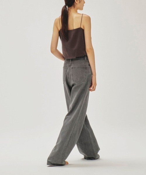 TODAYFUL（トゥデイフル）の「TODAYFUL　Matte Satin Camisole マットサテンキャミソール/12510421（キャミソール・レディース・チャコールグレー・ONE SIZE）」の3枚目の写真