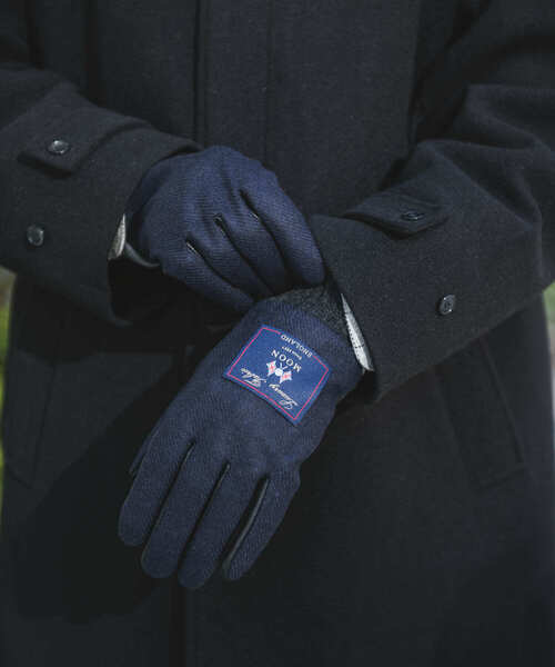 【セール】MOONツイードレザーグローブ（手袋）｜URBAN RESEARCH DOORS（アーバンリサーチドアーズ）