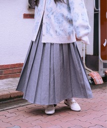kutir | 【クティールとレトロ】サイドベルトプリーツスカート(スカート)