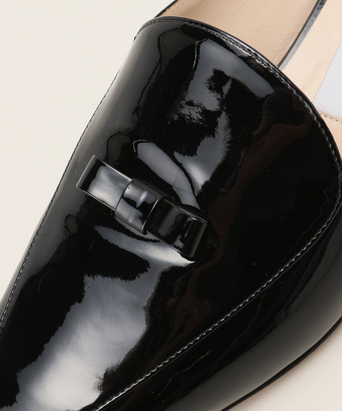 セール】NEBULONI E. （ネブローニ）Pink Ribbon Patent ミュール